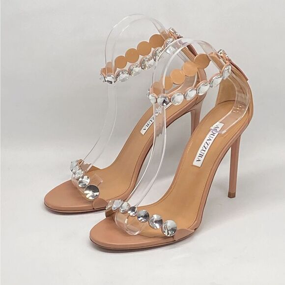 Aquazzura Maxi-Tequila Sandals 105mm size 37.5 - Picture 7 of 16